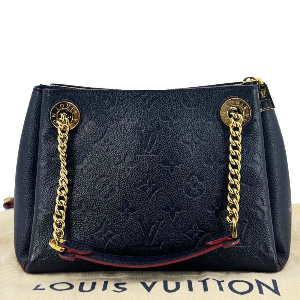 Louis Vuitton  Surene BB Empreinte Leather Shoulder Bag Navy Blue - Picture 4 of 16